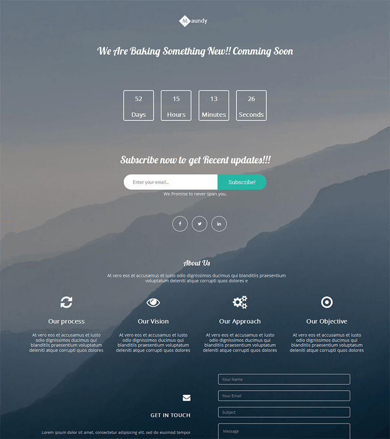 15 Free Bootstrap Landing Pages Templates