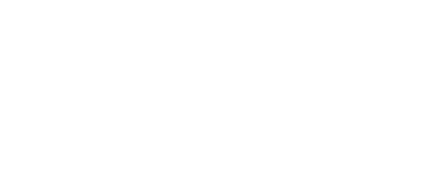 L'Oréal logo in white text