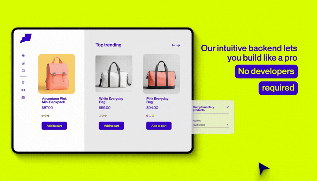 Recommendation solution backend