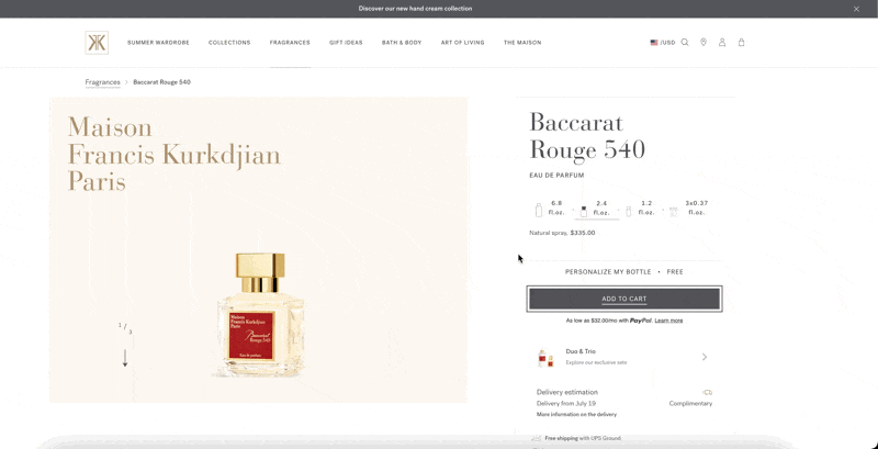 perfume product recommendations gif