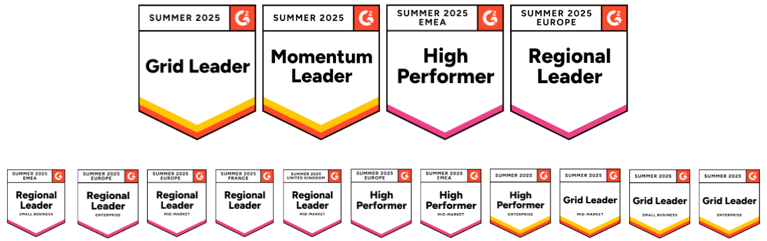 G2 badges summer 2025