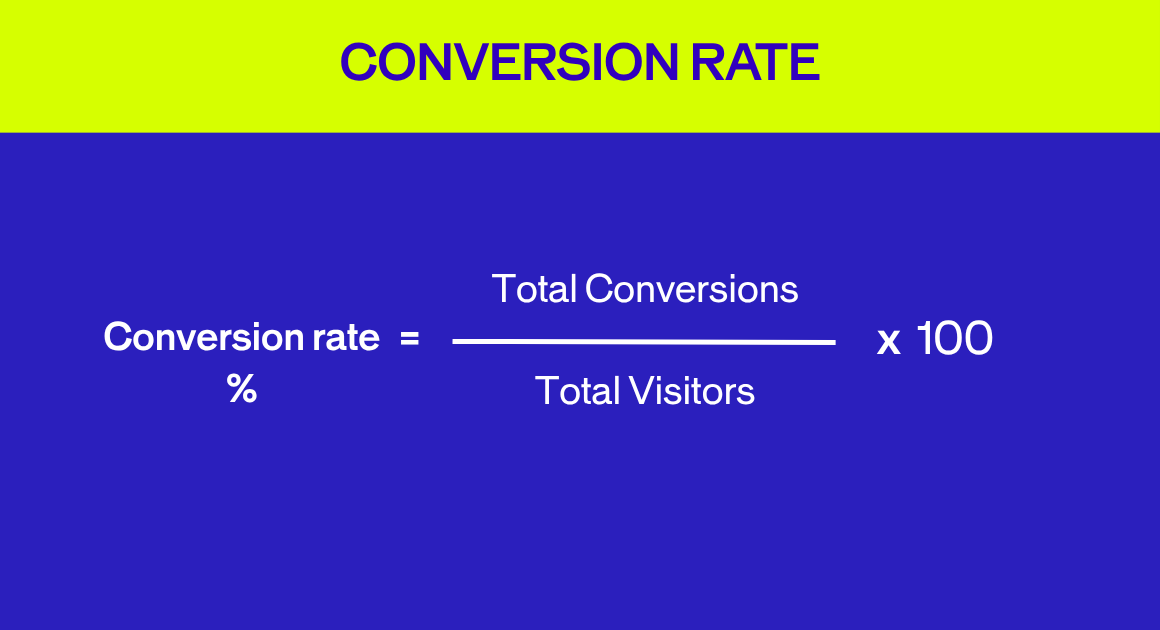 Conversion Rate Formula by AB Tasty