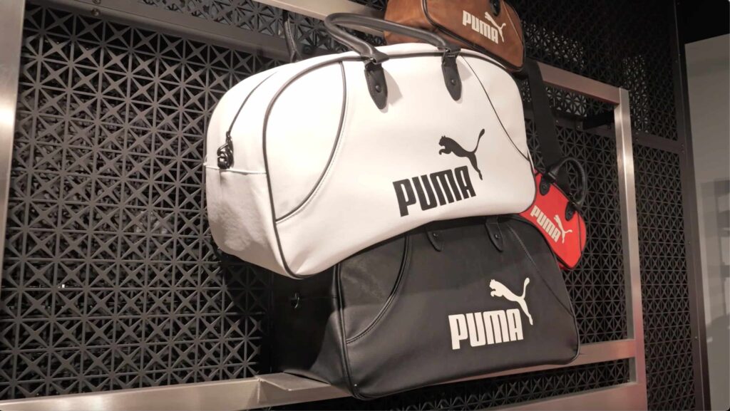 puma bags black and white