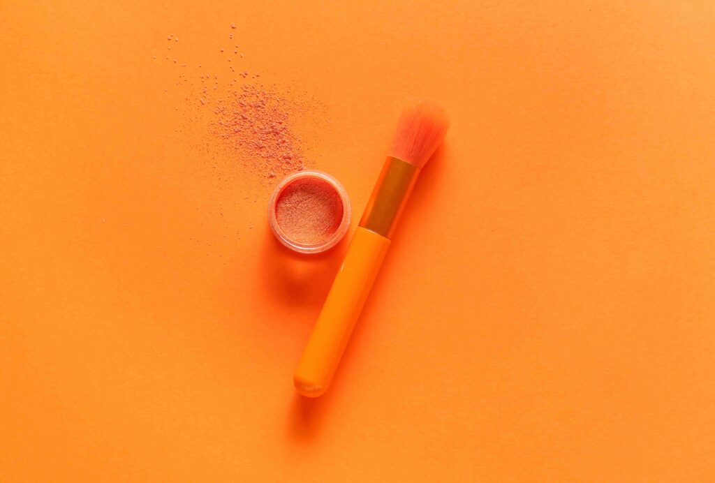 irange makeup brush and powder