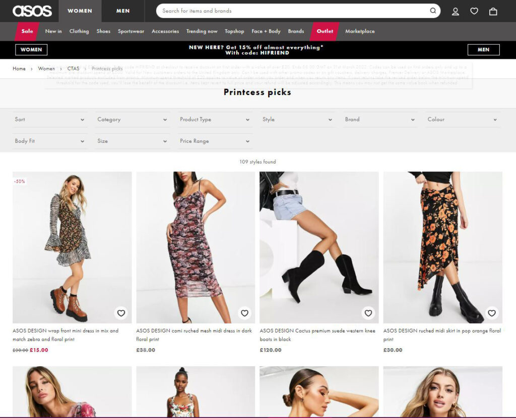 ASOS store image