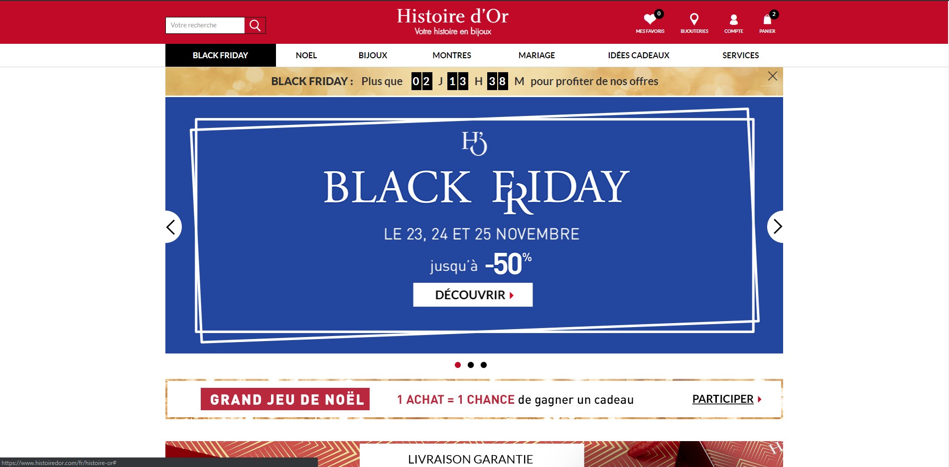 Histoire d'Or y Black Friday