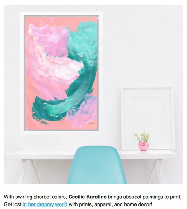 Curioos uses curiosity to make their email CTA more compelling