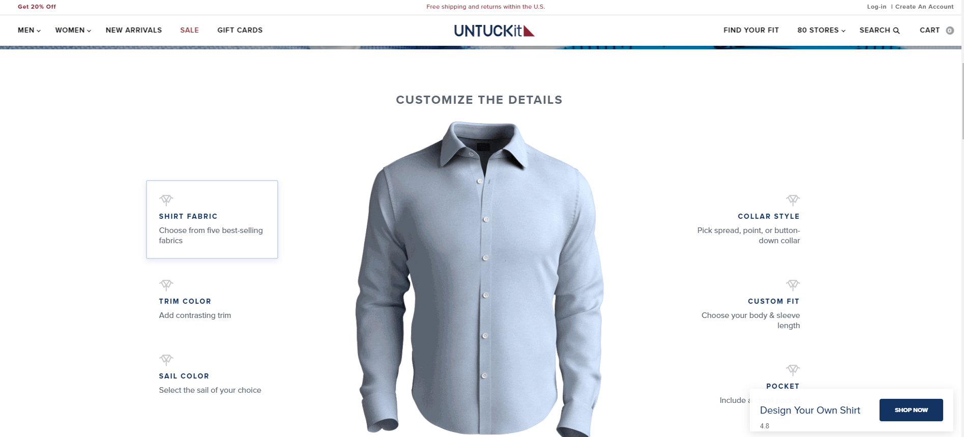 Customization Untuckit