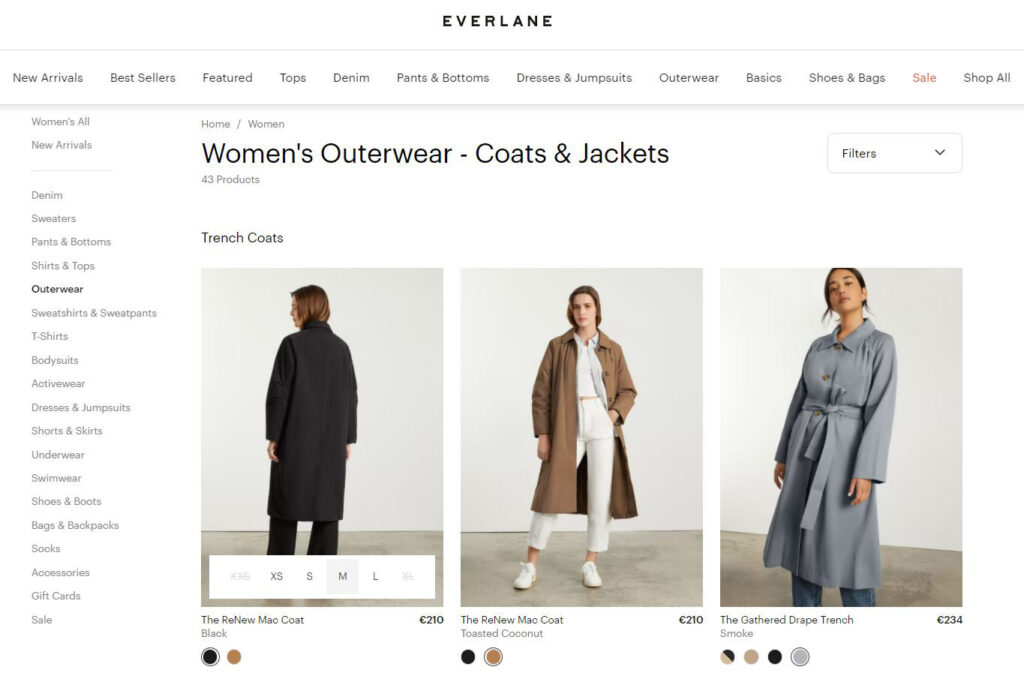 Everlane page image