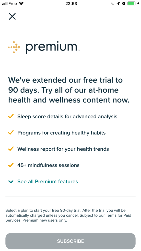FitBit Premium