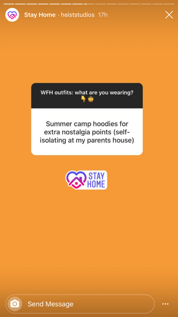 Heist social media