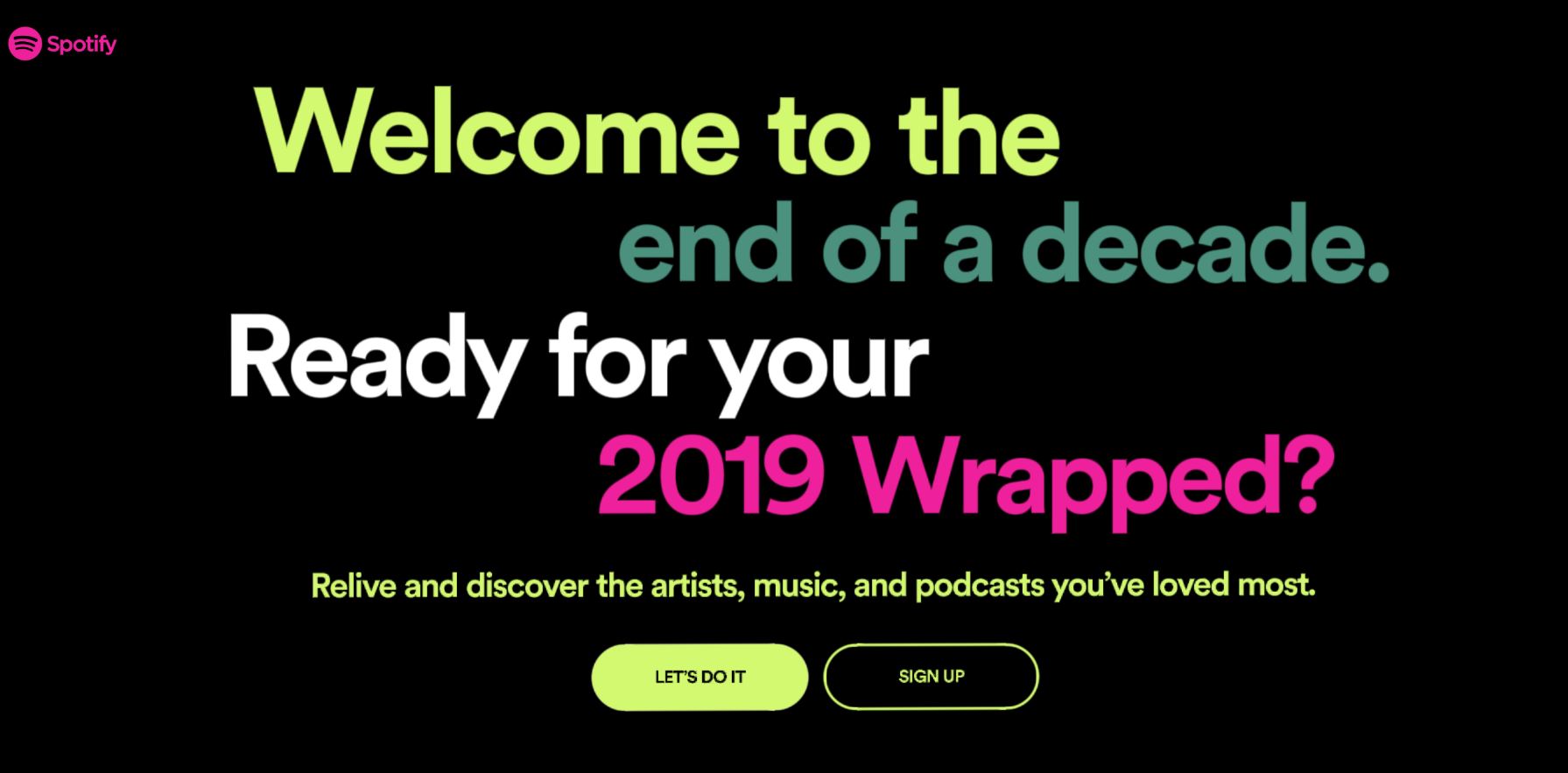 LP- Second Spotify page