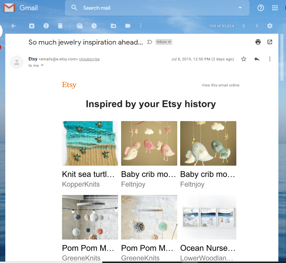 subject line match email content