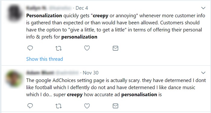 More creepy tweets