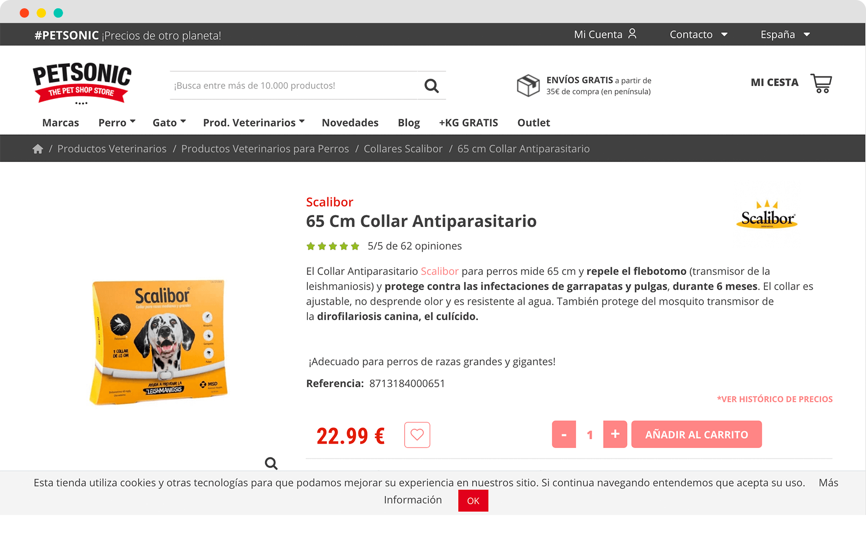 To convert new customers, you don’t necessarily have to make a big investment in traffic acquisition. Here, Petsonic decided to optimize its website and take advantage of the traffic they already had in order to hit their objectives. Take advantage of the traffic you already have and offer your users attractive incentives to get them to convert into customers.