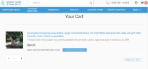 Serenity-Cart-page