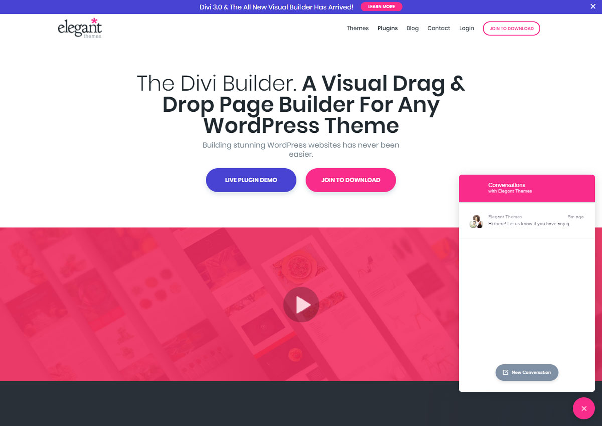 Design Landing Page Divi Builder