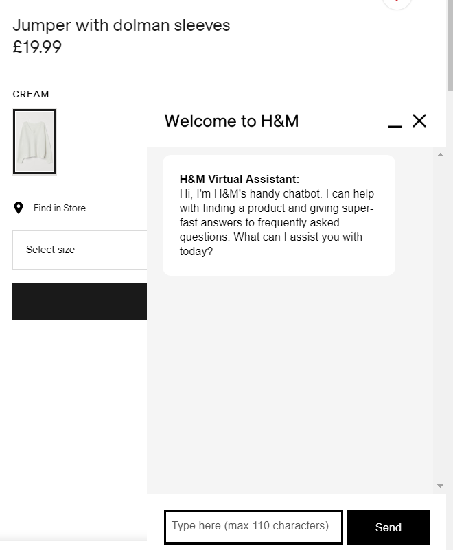 ecommerce bot handm