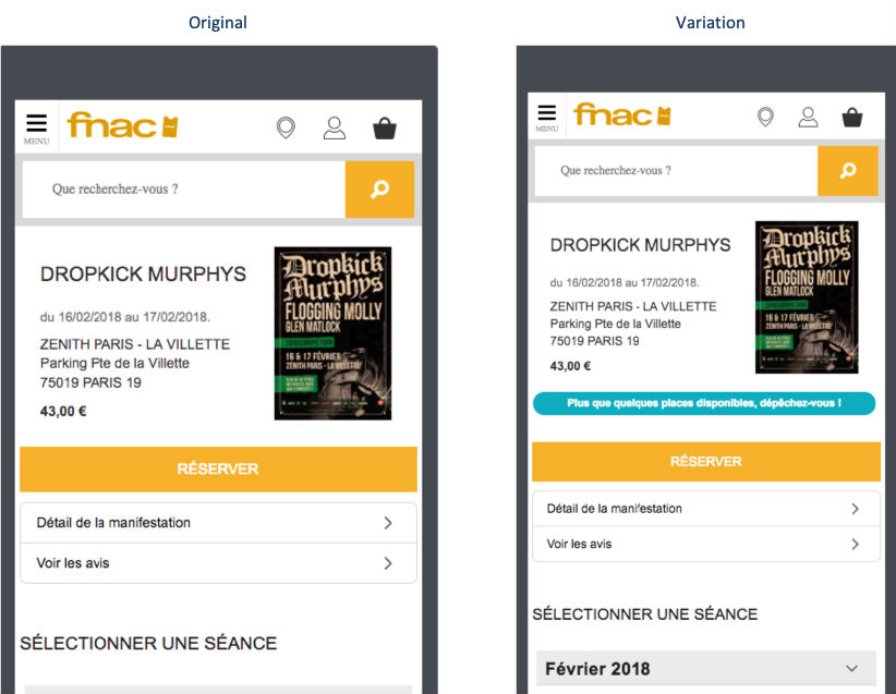 FNAC A/B Testing 