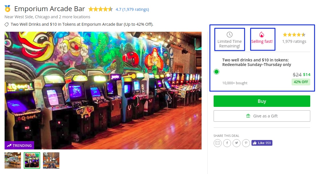 Ofertas de tiempo limitado