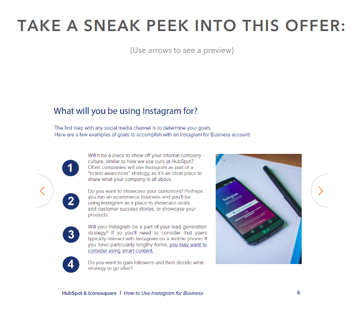 HubSpot vista previa